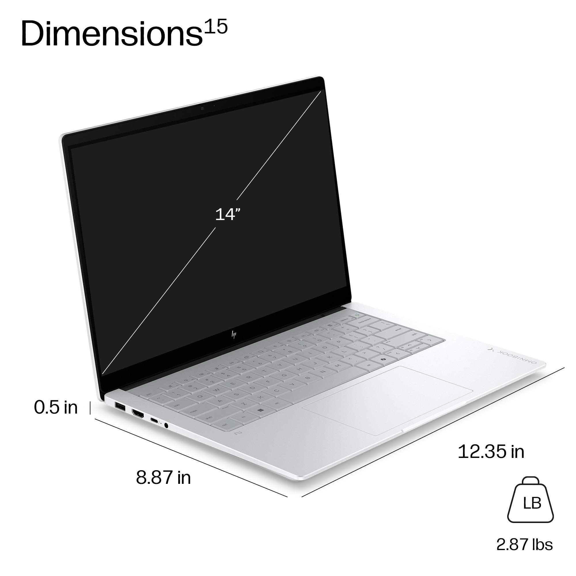 HP DQ8J3EA laptop Copilot+ PC Intel Core Ultra 7 356H – image 7