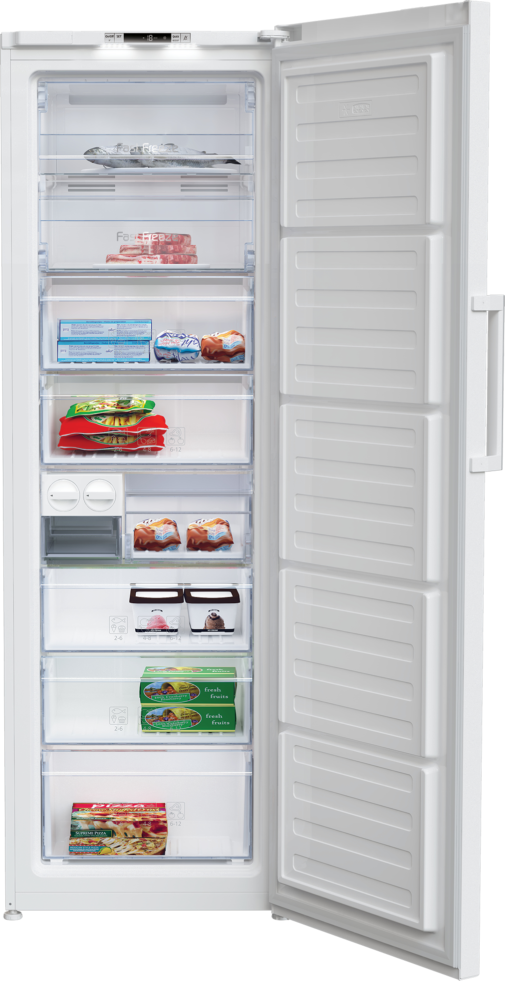 Beko RFNE312I31WN freezer Upright freezer Freestanding – image 3