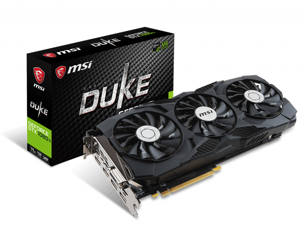 MSI GEFORCE GTX 1080 TI DUKE 11G OC – image 1