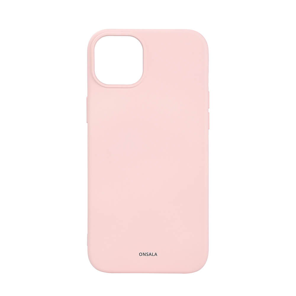 Onsala Phone Case with Silicone Feel MagSeries Chalk Pink - iPhone 15 Plus