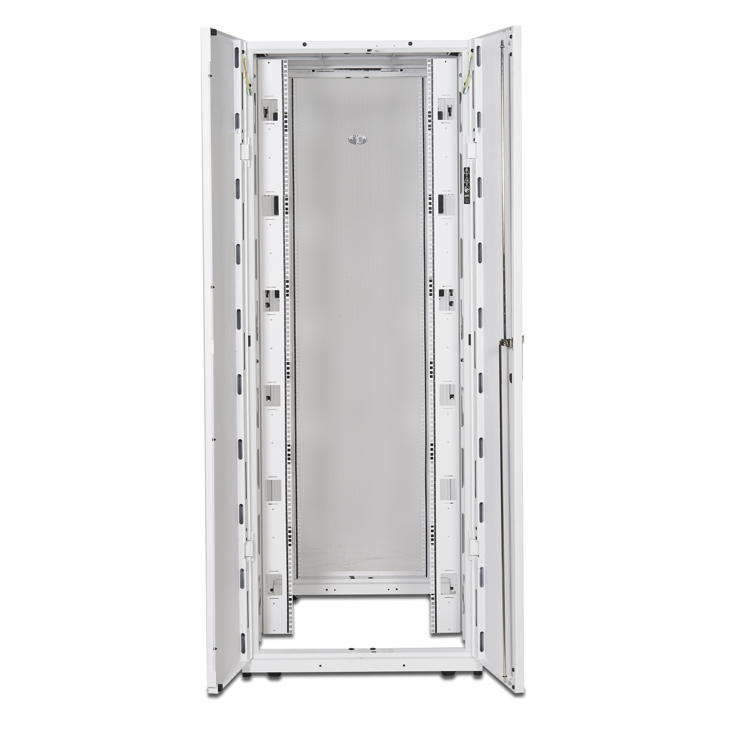 APC NetShelter SX, Server Rack Enclosure, 42U, White, 2258H x – image 2