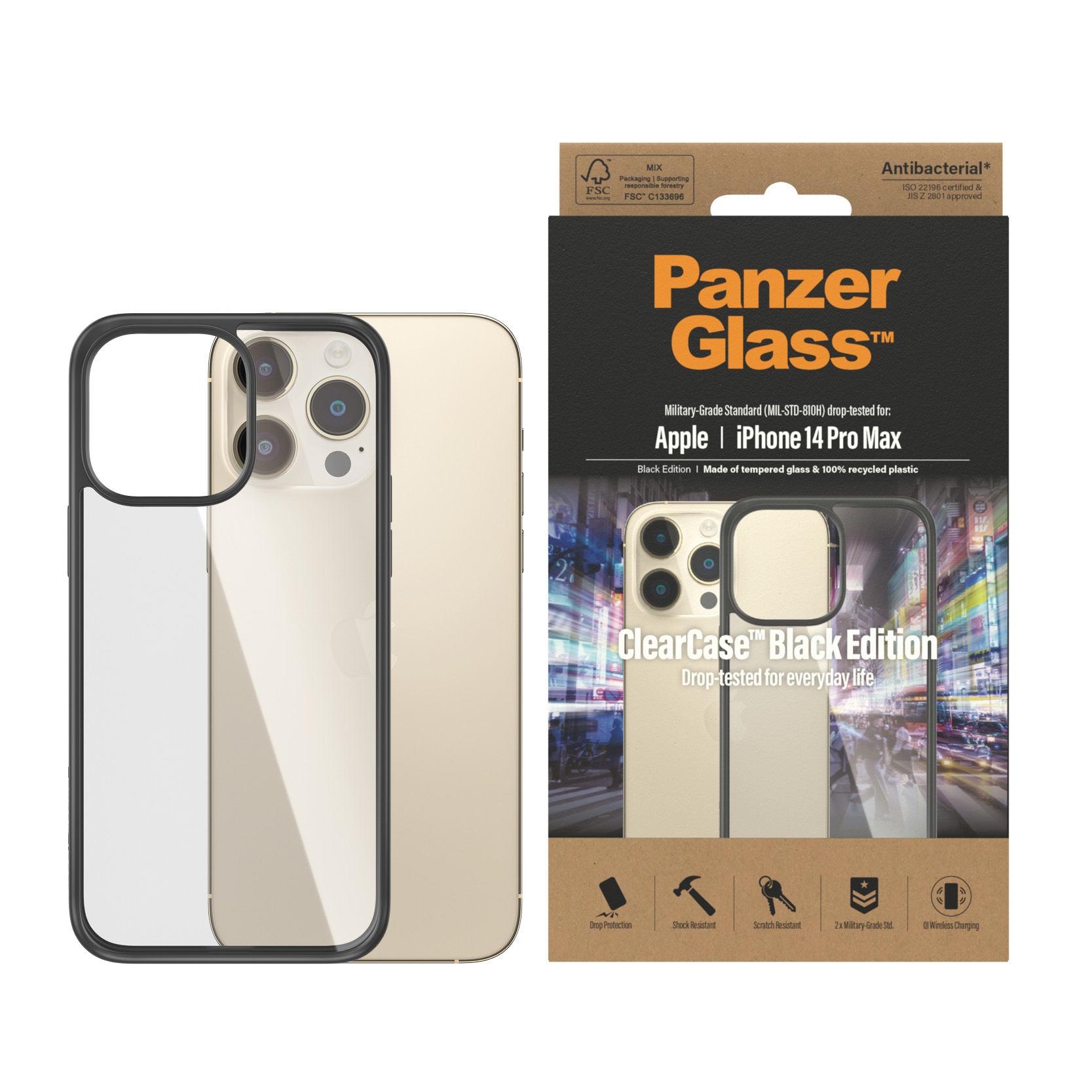 PanzerGlass® ClearCase Transparent iPhone 14 Pro Max – image 2