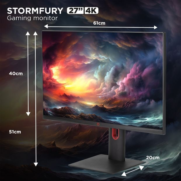 Konix ÉCRAN GAMING STORMFURY, 27 POUCES, 160Hz, 1MS – image 5