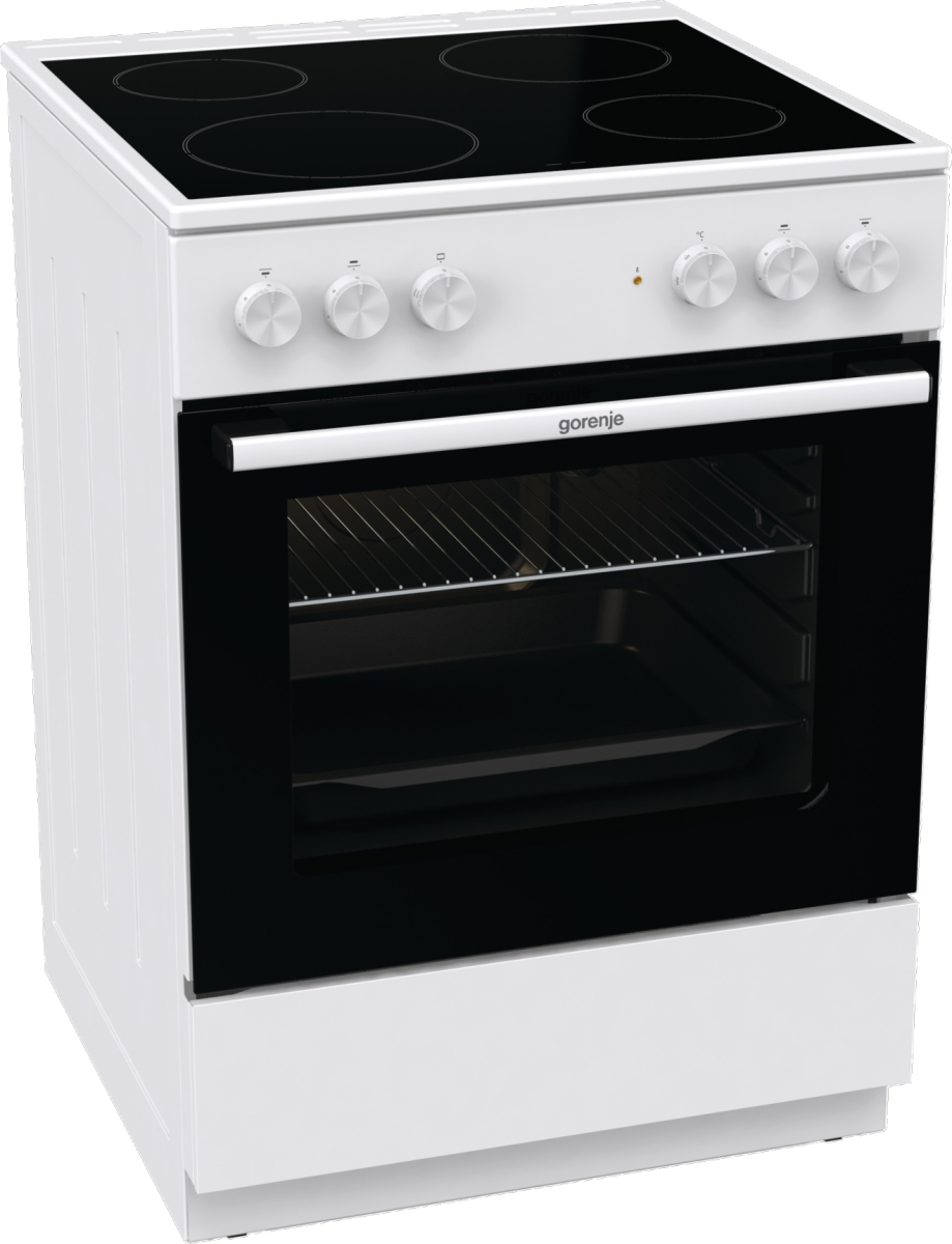 Gorenje GEC6A11WG cooker Freestanding cooker Electric Ceramic hob White – image 2