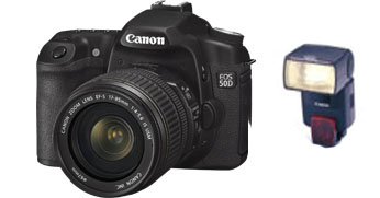 Canon EOS50D + Speedlite 580EXII