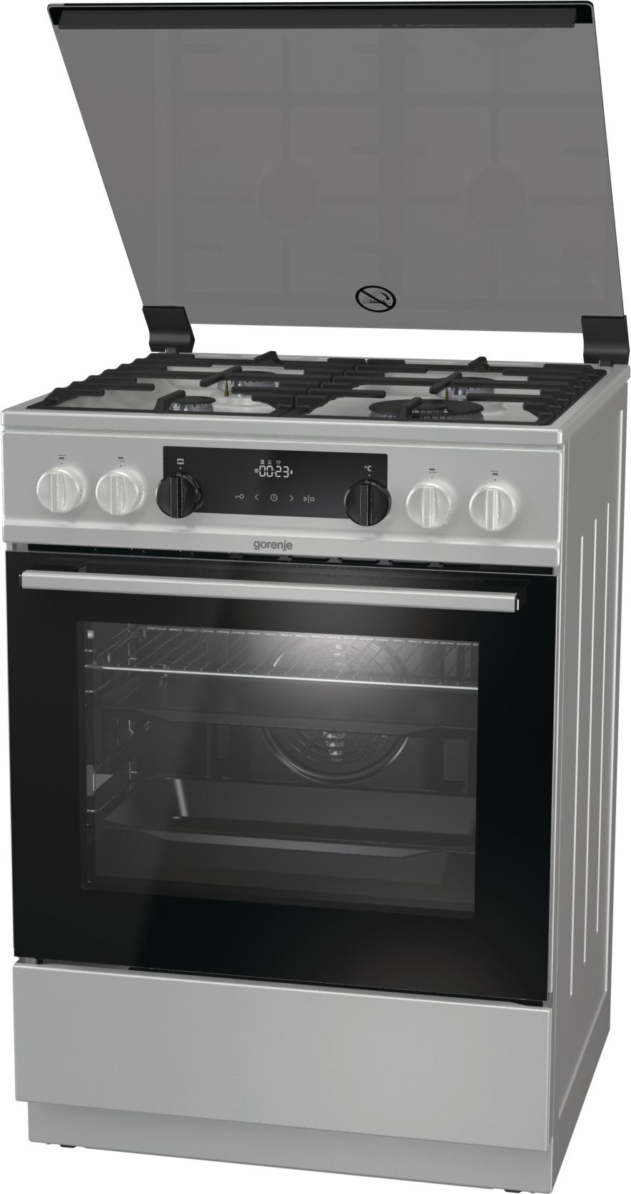 Gorenje K6352XA Freestanding cooker Electric Gas Stainless steel – image 6