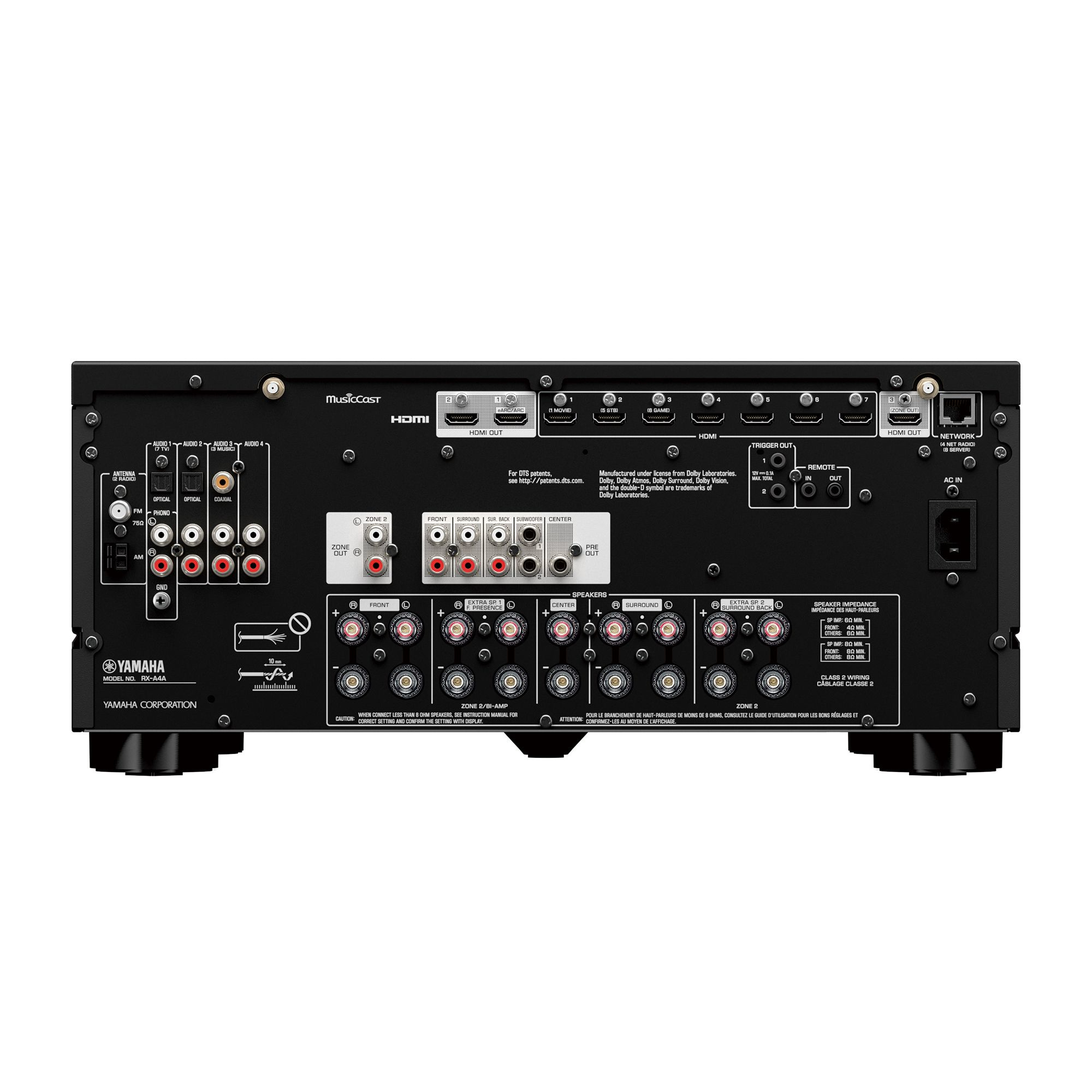 Yamaha RX-A4A 110 W 7.2 channels Surround Black – image 3