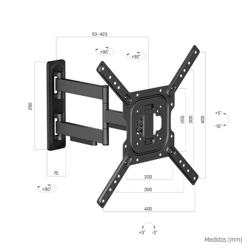 iggual SPTV09-L 165.1 cm (65") Black – image 5