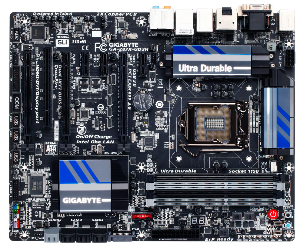 GIGABYTE GA-Z87X-UD3H motherboard Intel® Z87 LGA 1150 (Socket H3) ATX – image 2