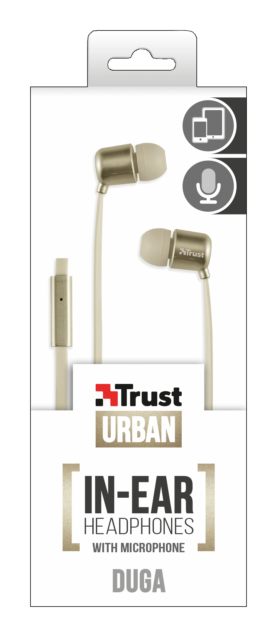 Trust 20904 headphones/headset Wired In-ear Gold – image 4