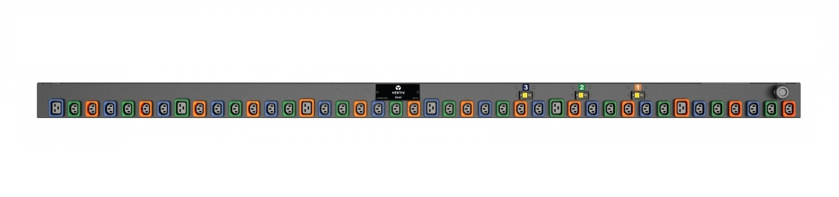 Vertiv I10134L power distribution unit (PDU) 42 AC outlet(s) 1U Black