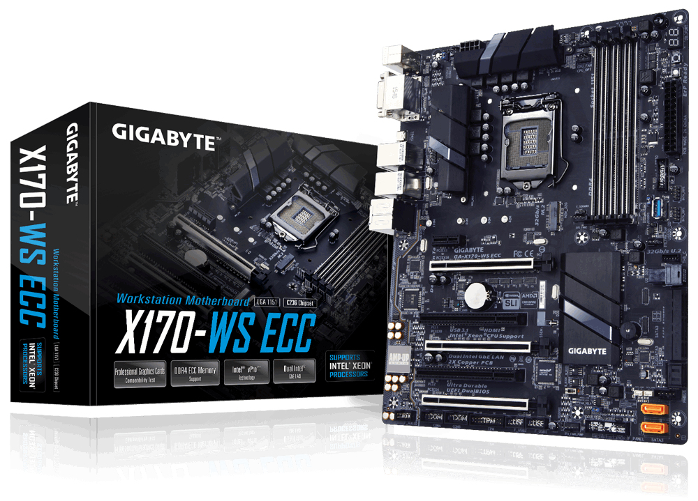 GIGABYTE GA-X170-WS ECC