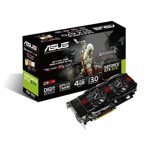 ASUS GTX670-DC2G-4GD5 graphics card NVIDIA GeForce GTX 670 – image 4