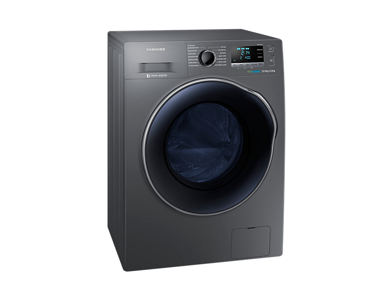 Samsung WD10J6410AX washer dryer Freestanding Front-load Stainless steel – image 2