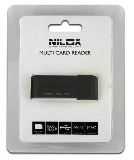 Nilox 10NXCRMI00001 card reader USB 2.0 Black, White