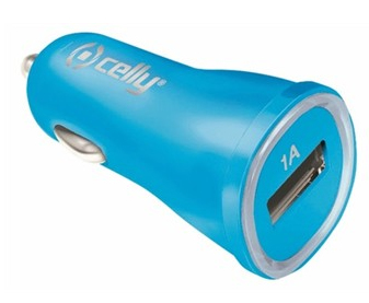 Celly CCUSBLB mobile device charger Universal Blue Cigar lighter Auto