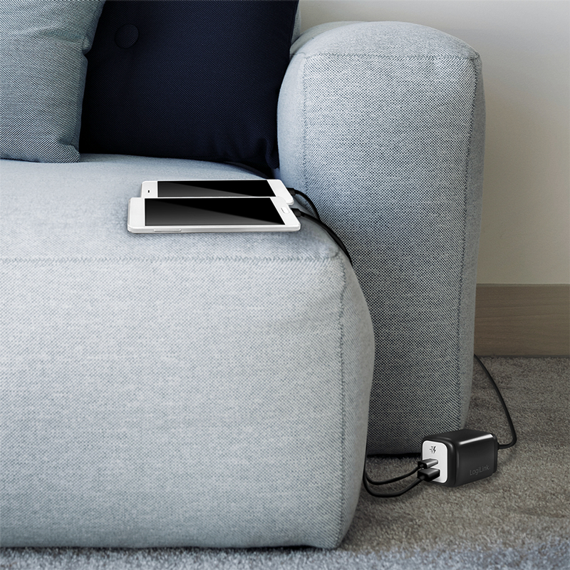 LogiLink PA0314 mobile device charger Universal Black, Silver AC Fast charging Indoor – image 7