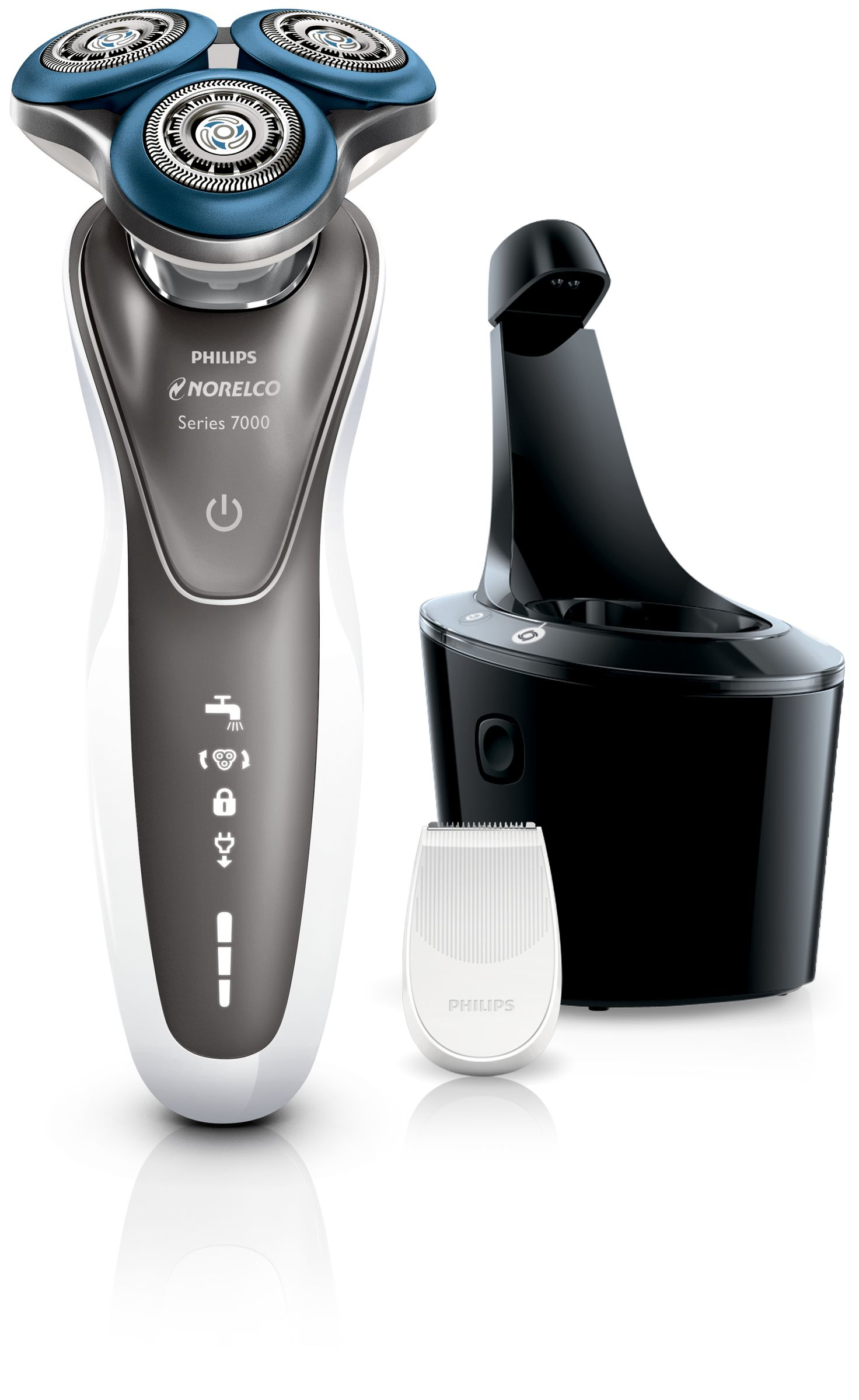 Philips Norelco Shaver 7700 S7720/84 men's shaver Rotation shaver Trimmer Grey, White – image 1