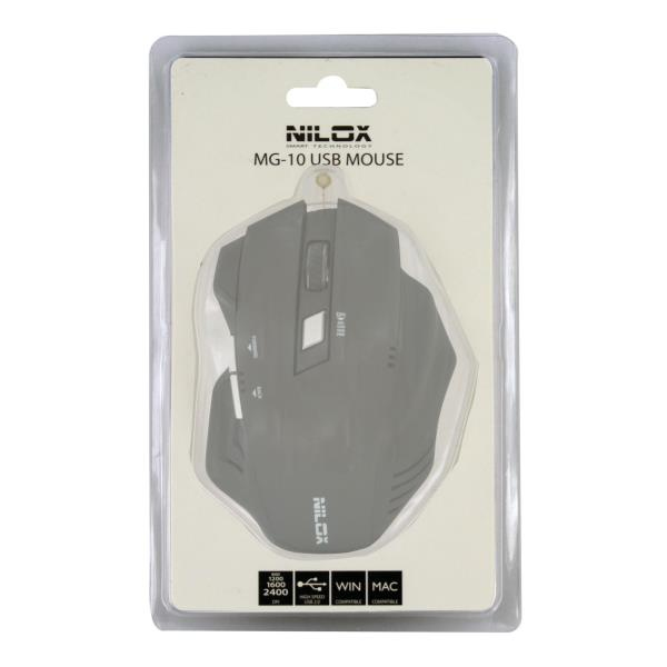 Nilox MG-10 mouse Gaming Ambidextrous USB Type-A Optical 2400 DPI – image 3