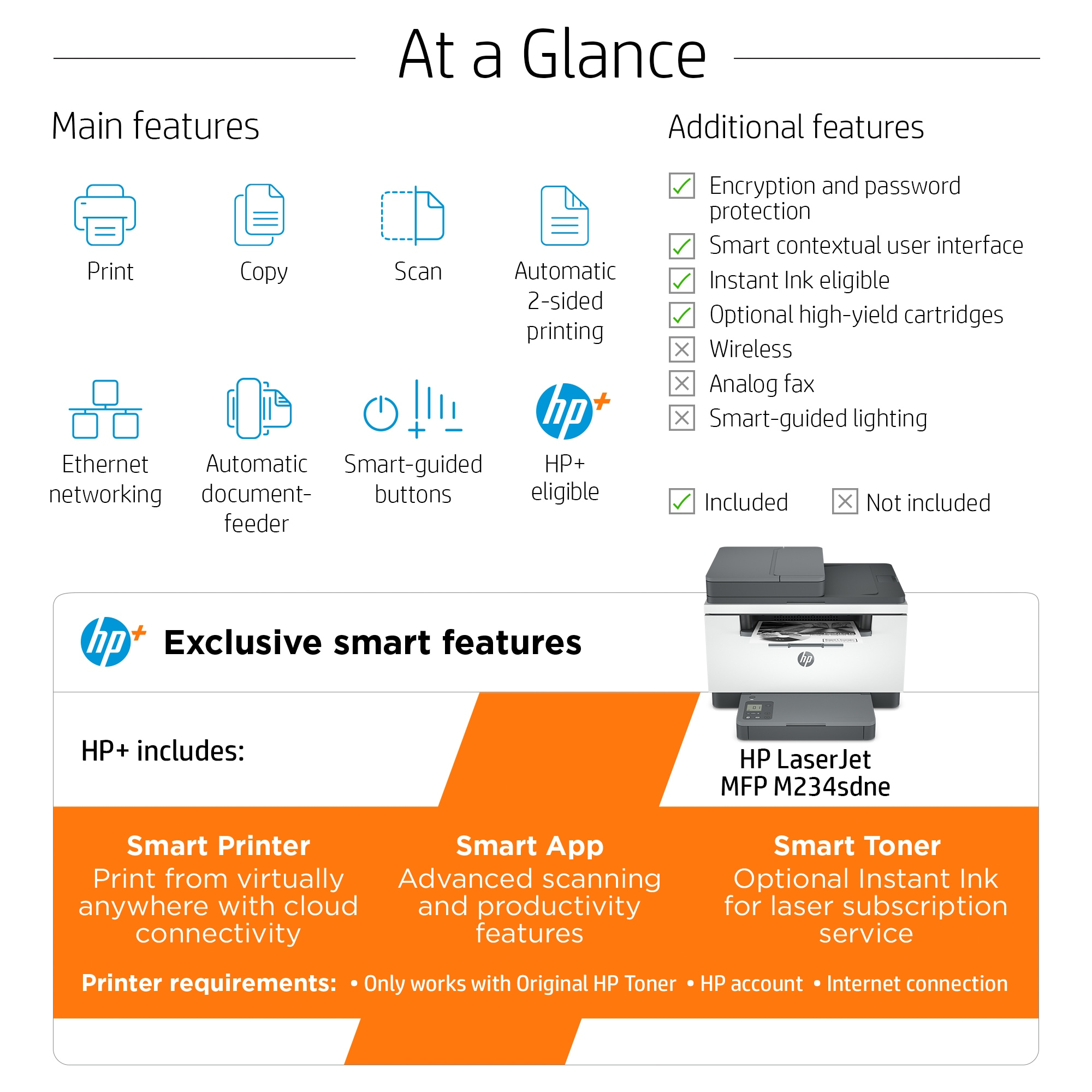 HP LaserJet MFP M234sdne Printer – image 6
