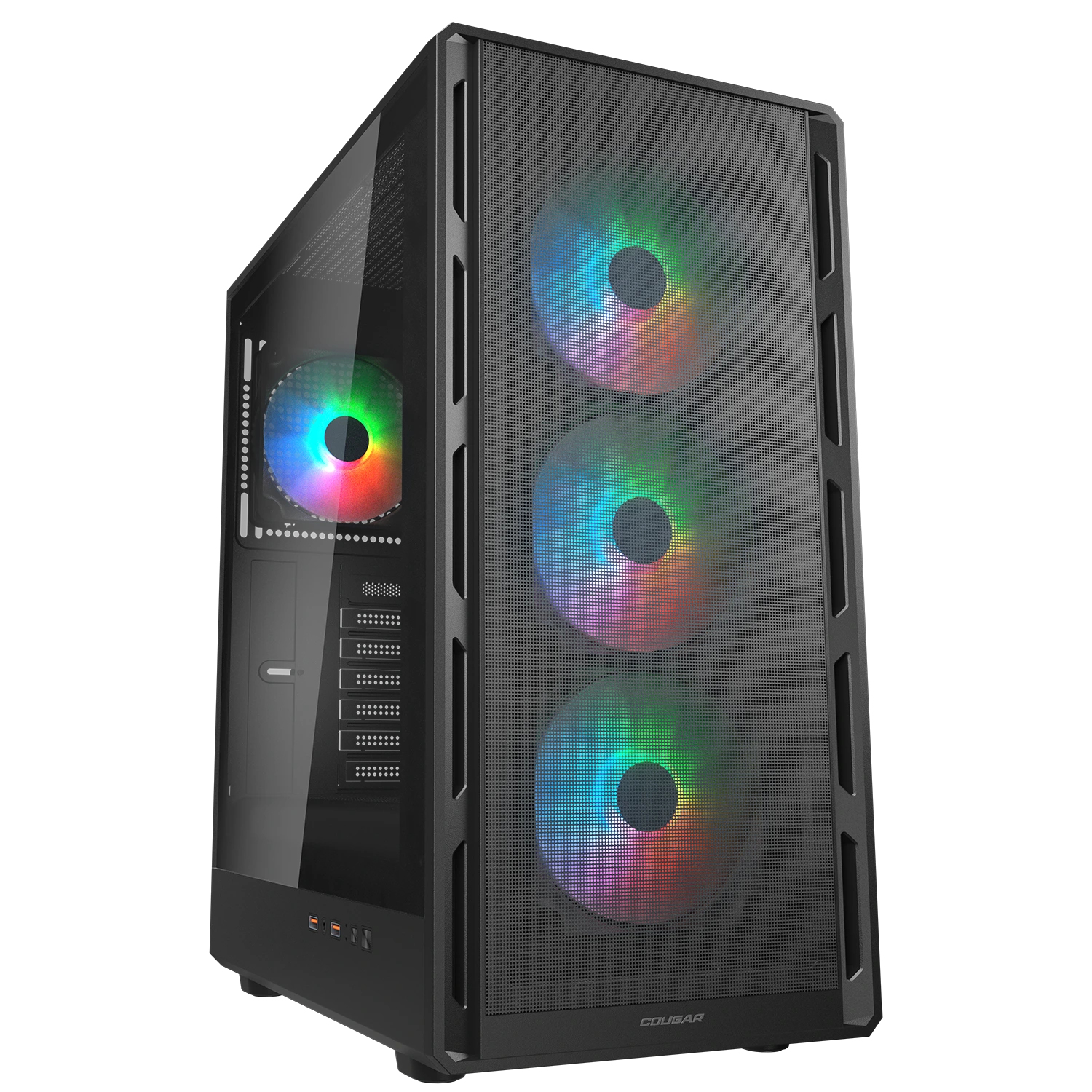COUGAR Midi Tower Case Airface Pure PRO, ARGB, Black