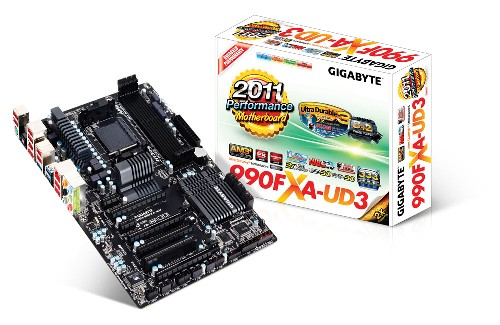 GIGABYTE GA-990FXA-UD3 motherboard AMD 990FX Socket AM3 ATX – image 2