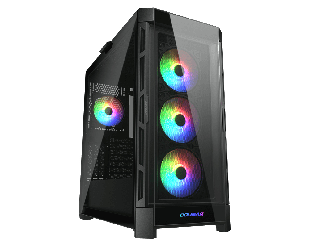 Gabinete Gamer COUGAR Douface Pro RGB - Media Torre - ATX/ Micro ATX/Mini ITX/E-ATX - Panel Lateral - 385AD10.0001
