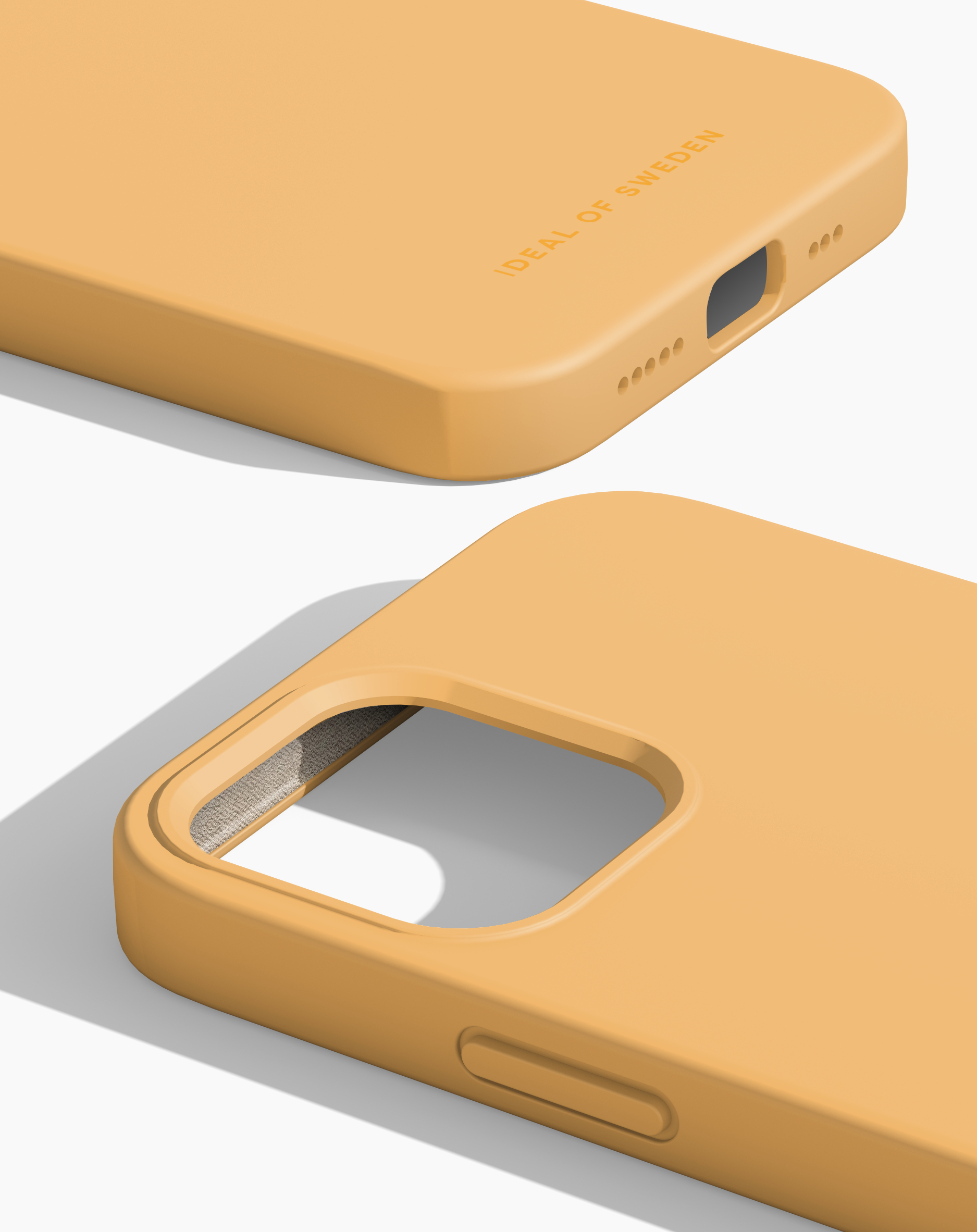 iDeal of Sweden Silicone Case iPhone 12/12P Apricot – image 1