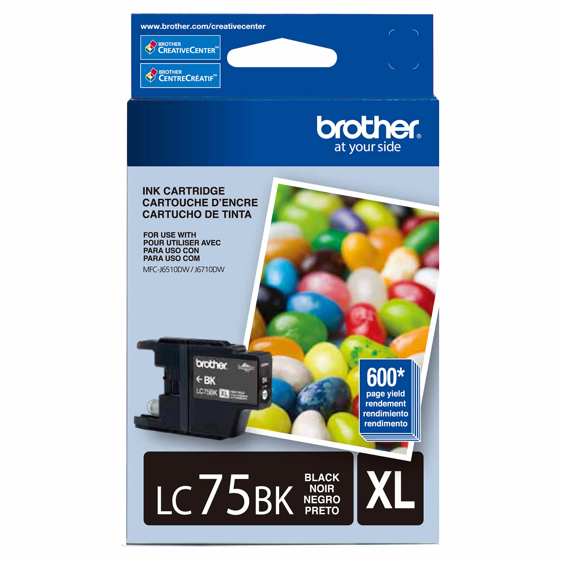 Brother LC-75BKS ink cartridge Original High (XL) Yield Black