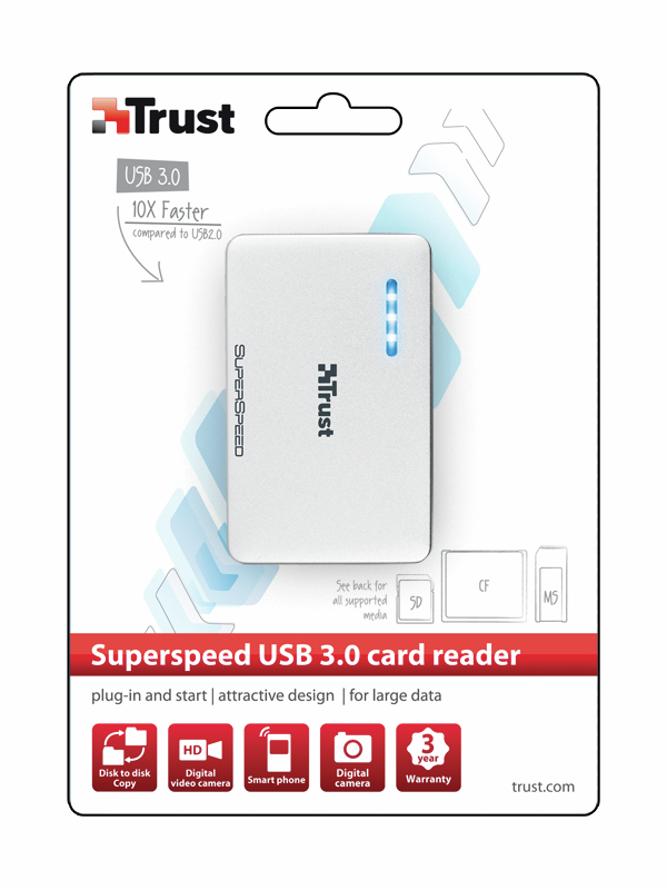 Trust SuperSpeed USB 3.0 card reader – image 2