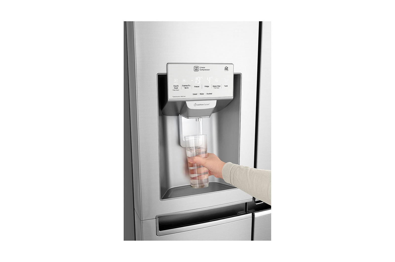 LG GSX960NSVZ side-by-side refrigerator Freestanding – image 5