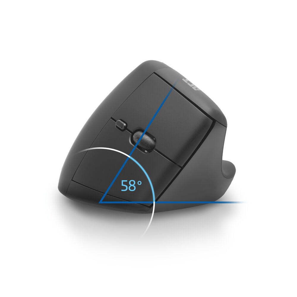 ACT Ergonomic wireless mouse 1600 DPI with vertical grip, eco-friendly – image 7