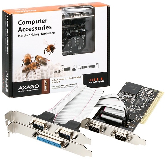Axagon PCIA-S4P interface cards/adapter – image 1