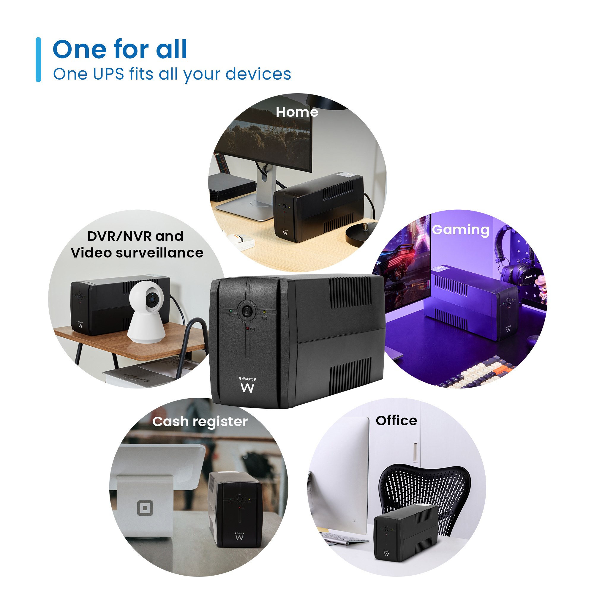 Ewent EW3995 uninterruptible power supply (UPS) Line-Interactive 0.78 kVA – image 8
