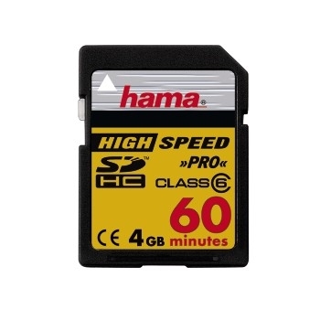 Hama Video Card SD HC 4GB Class 6