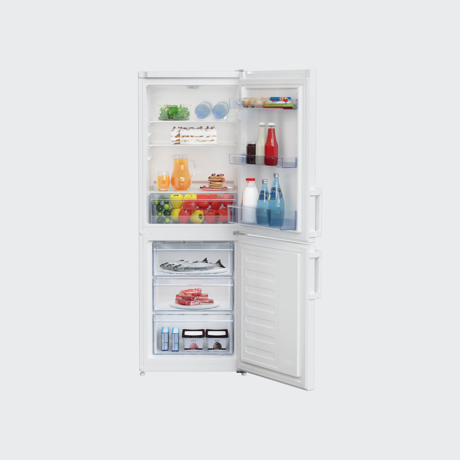 Beko CSA240M21W fridge-freezer Freestanding – image 3