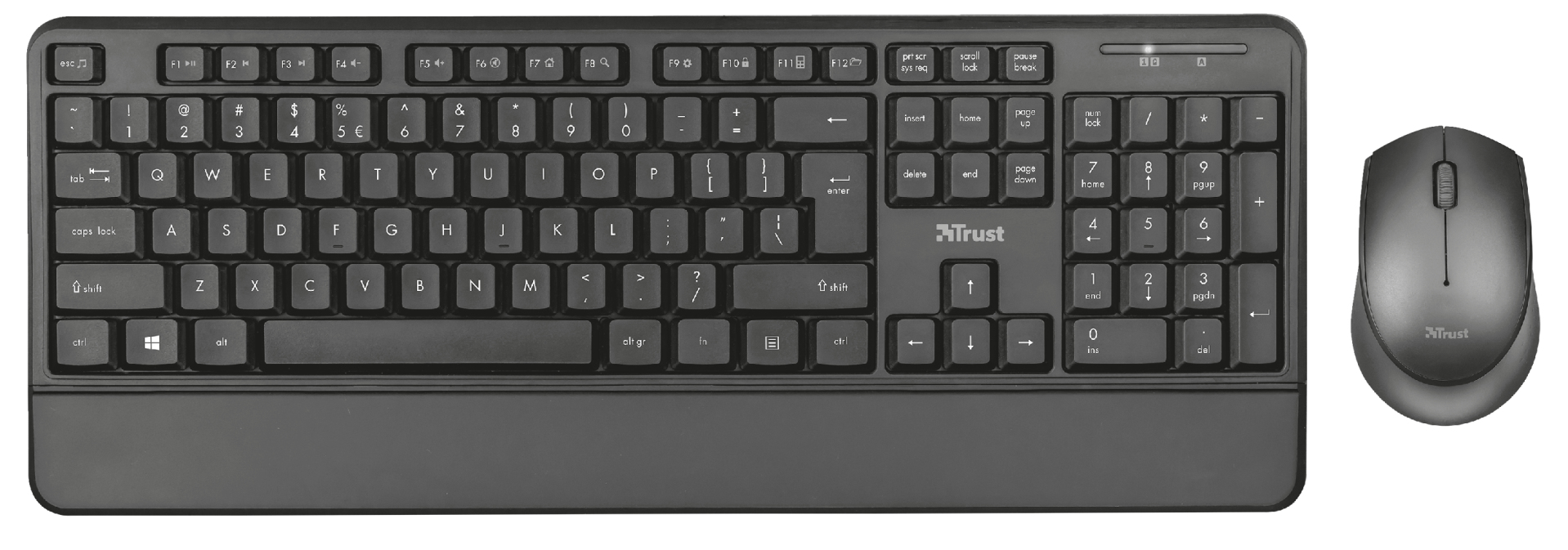 Trust Thoza keyboard Mouse included Universal RF Wireless QWERTY Italian Black – image 5