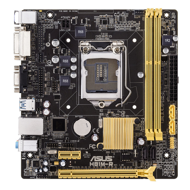 ASUS H81M-R Intel® H81 LGA 1150 (Socket H3) micro ATX