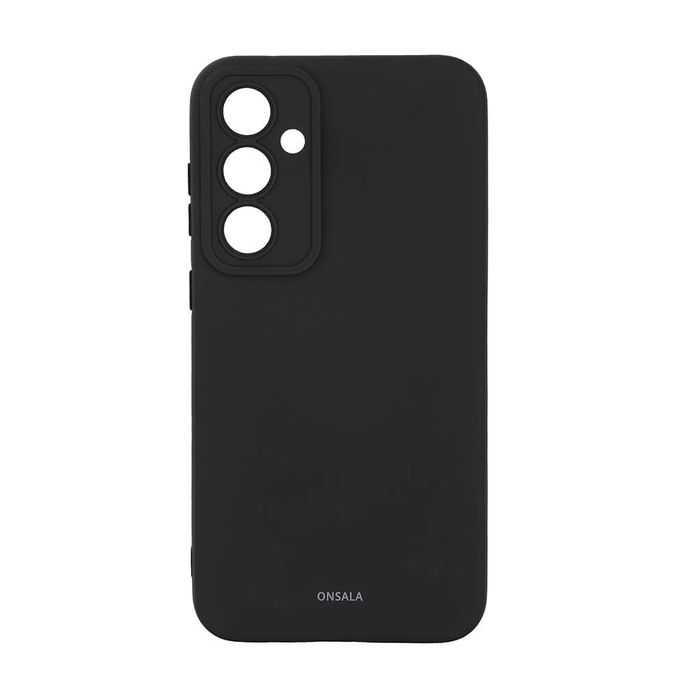 Onsala Phone Case with Silicone Feel Black - Samsung S23 FE – image 1