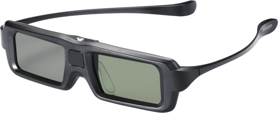 Sharp AN-3DG35 stereoscopic 3D glasses Black 1 pc(s) – image 1