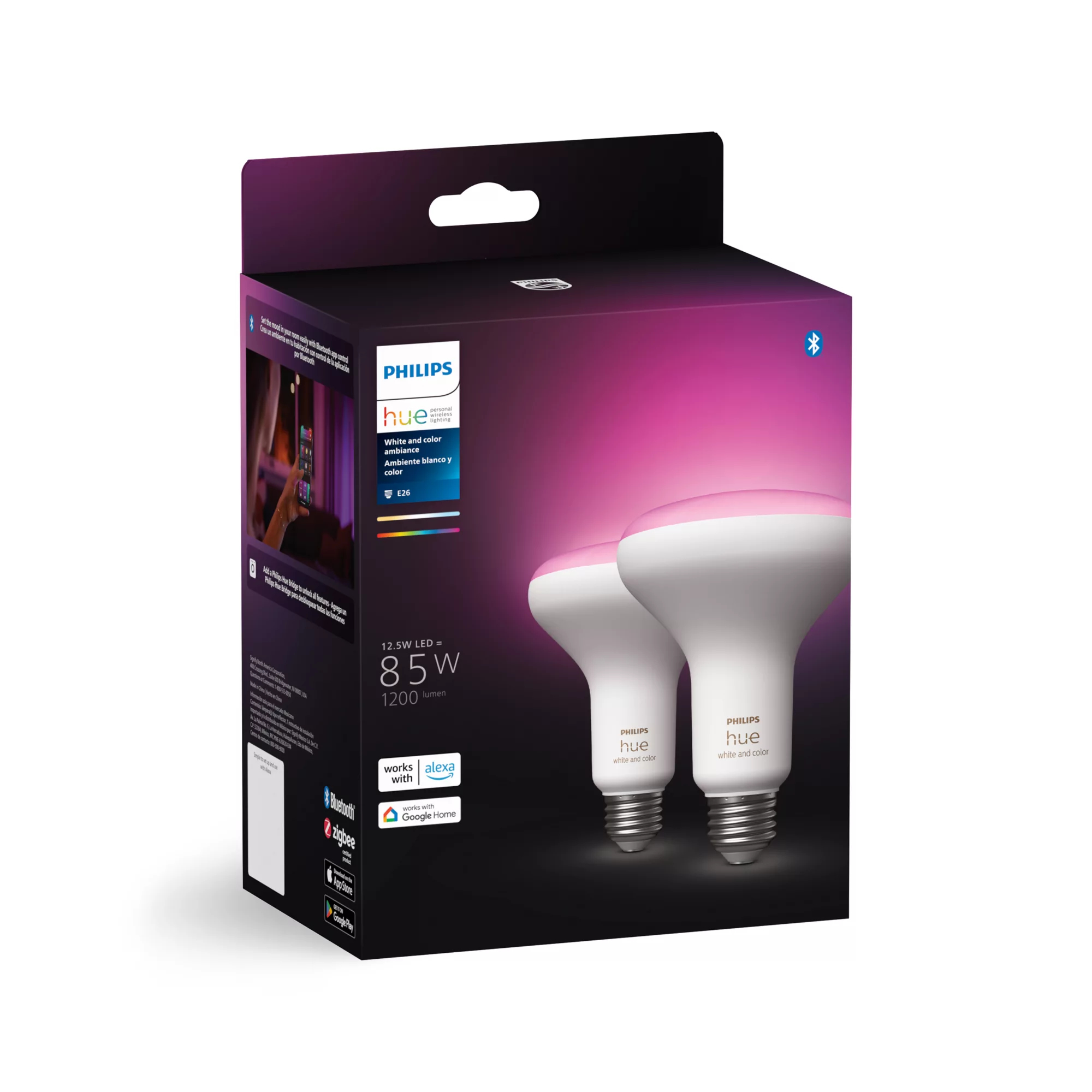 Philips by Signify Philips Hue White and colour ambience 046677578091 smart lighting Smart bulb Bluetooth/Zigbee – image 3