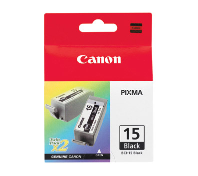 Canon BCI-15BK, 2-pack