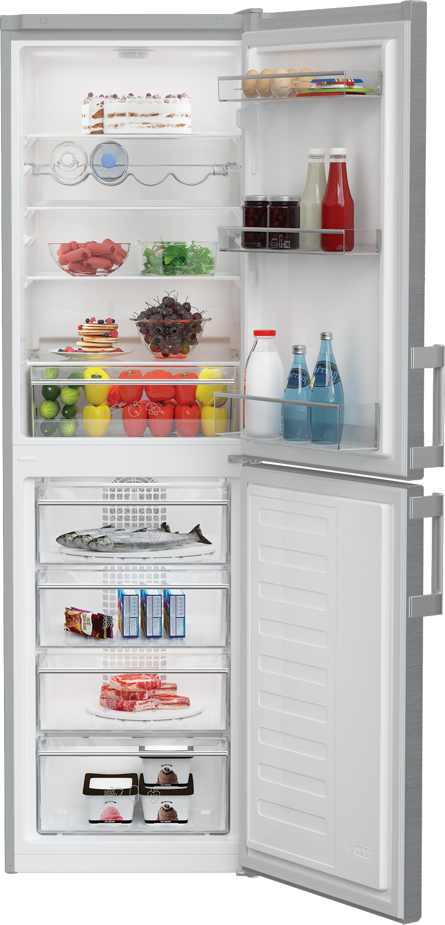 Blomberg KGM4553PS Frost Free Combi Fridge Freezer – image 3