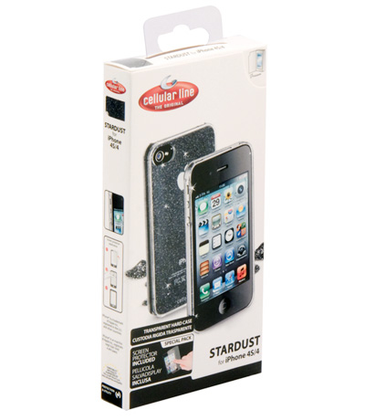 Cellularline STARDUSTIPHONE4S mobile phone case Cover Transparent – image 4