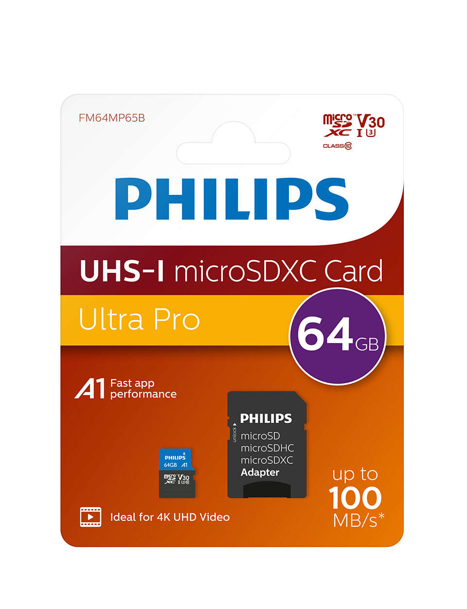 Philips FM64MP65B 64 GB MicroSDXC UHS-I Class 10 – image 2