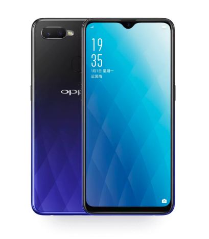 Oppo A7x_4/64_BL 16 cm (6.3") Dual SIM Android 8.1 4G Micro-USB 4 GB 64 GB 3500 mAh Blue