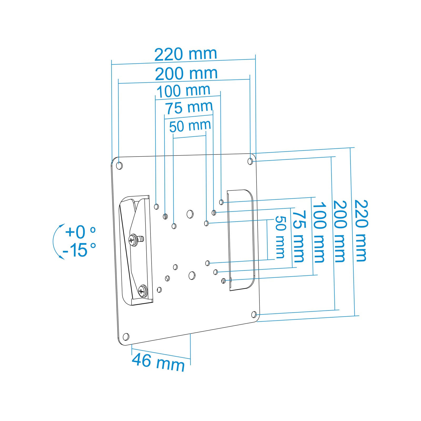 TooQ LP1132T-S TV mount/stand – image 6