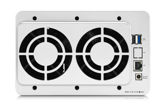 TerraMaster F5-220-2GB NAS/storage server Compact Intel® Celeron® J1800 White – image 2