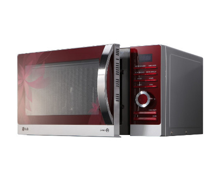 LG MH6883ATF microwave Grey, Red Countertop – image 4