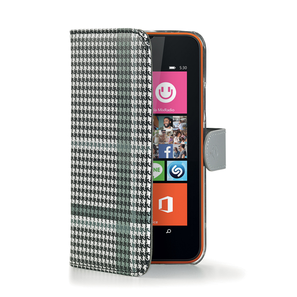 Celly PDPAGEL630BK mobile phone case Wallet case Black, White